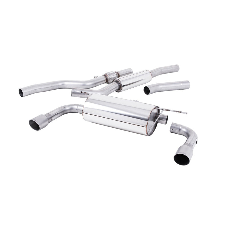 Milltek Cat Back Exhaust BMW 4 Series F32 428i Coupe (Automatic Gearbox without Tow Bar None xDrive and N20 Engine Only) 14-16