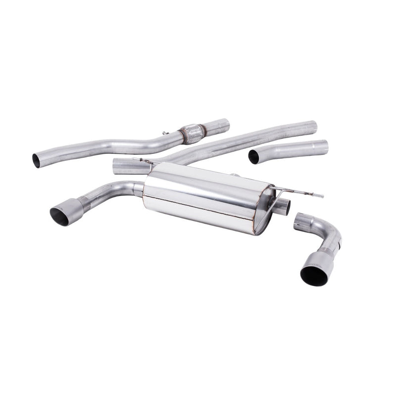 Milltek Cat Back Exhaust BMW 4 Series F32 428i Coupe (Automatic Gearbox without Tow Bar None xDrive and N20 Engine Only) 14-16