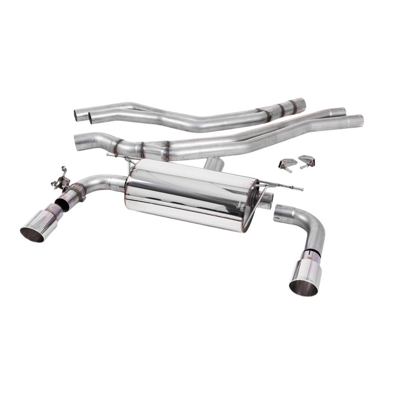 Milltek Cat Back Exhaust BMW 2 Series M240i Coupe (F22 LCI Non-OPF and None xDrive) 15-18