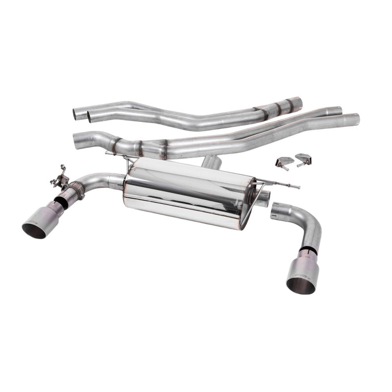 Milltek Cat Back Exhaust BMW 2 Series M240i Coupe (F22 LCI Non-OPF and None xDrive) 15-18