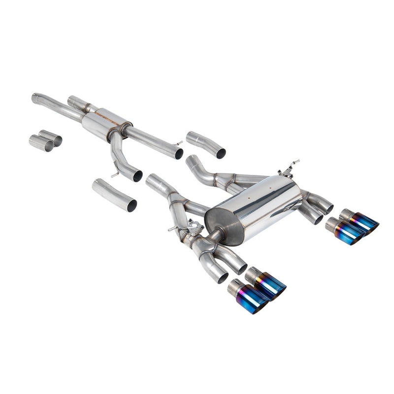 Milltek Cat Back Exhaust BMW 4 Series F82/83 M4 Coupe/Convertible and M4 Competition Coupe (Non-OPF equipped models only) 14-18