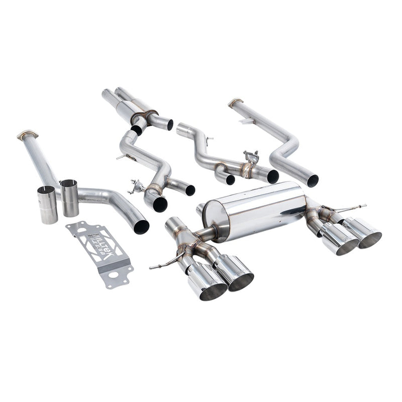 Milltek Cat Back Exhaust BMW 2 Series M2 Coupe (G87 S58 NAS Non-OPF/GPF Models) 23-25