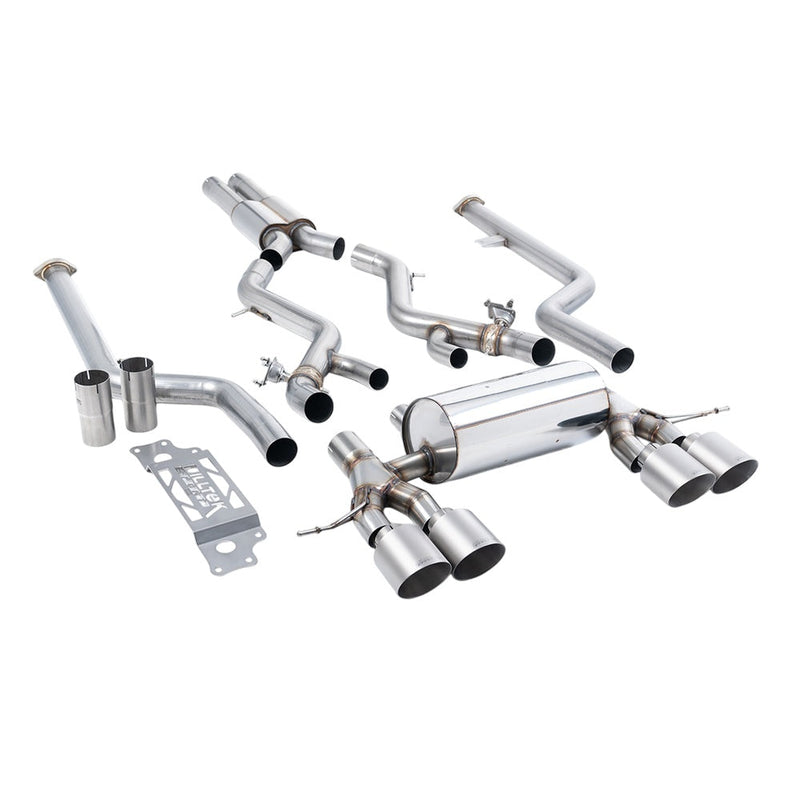 Milltek Cat Back Exhaust BMW 2 Series M2 Coupe (G87 S58 NAS Non-OPF/GPF Models) 23-25
