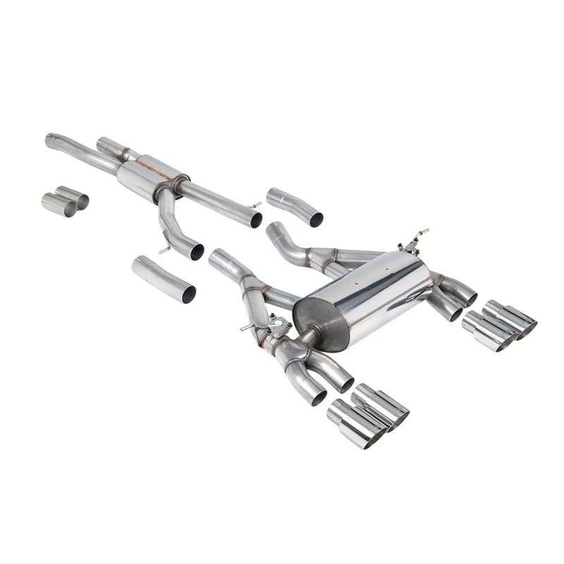 Milltek Cat Back Exhaust BMW 4 Series F82/83 M4 Coupe/Convertible and M4 Competition Coupe (Non-OPF equipped models only) 14-18