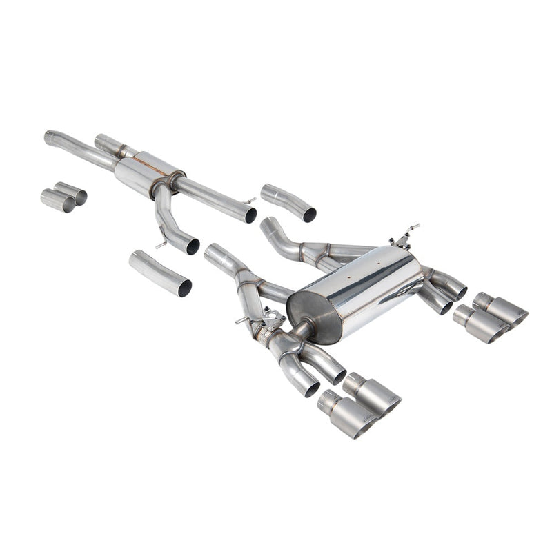 Milltek Cat Back Exhaust BMW 4 Series F82/83 M4 Coupe/Convertible and M4 Competition Coupe (Non-OPF equipped models only) 14-18