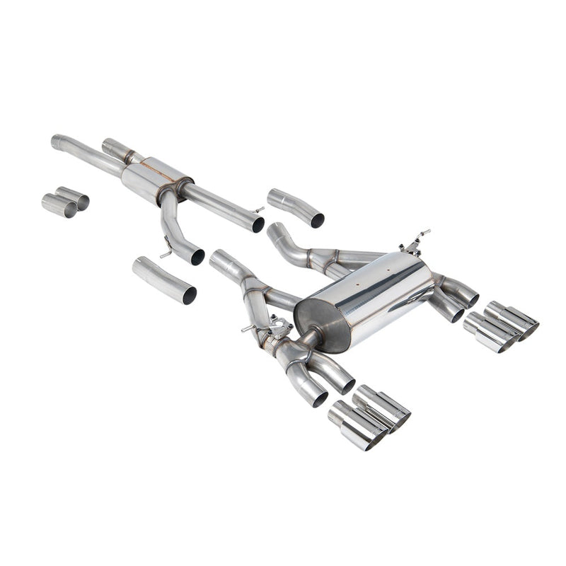 Milltek Cat Back Exhaust BMW 4 Series F82/83 M4 Coupe/Convertible and M4 Competition Coupe (Non-OPF equipped models only) 14-18