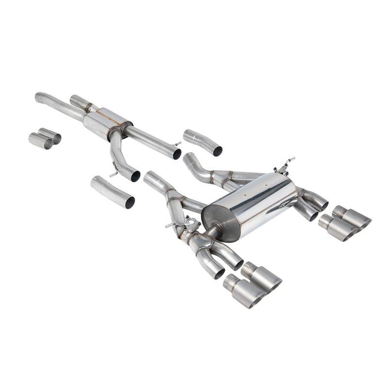 Milltek Cat Back Exhaust BMW 4 Series F82/83 M4 Coupe/Convertible and M4 Competition Coupe (Non-OPF equipped models only) 14-18