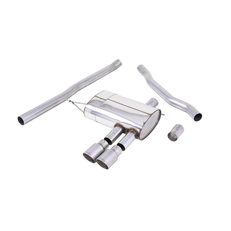 Milltek Cat Back Exhaust New Mini Mk3 (F56) Mini Cooper S 2.0 Turbo (UK and European models and Pre-LCI Only) 14-18