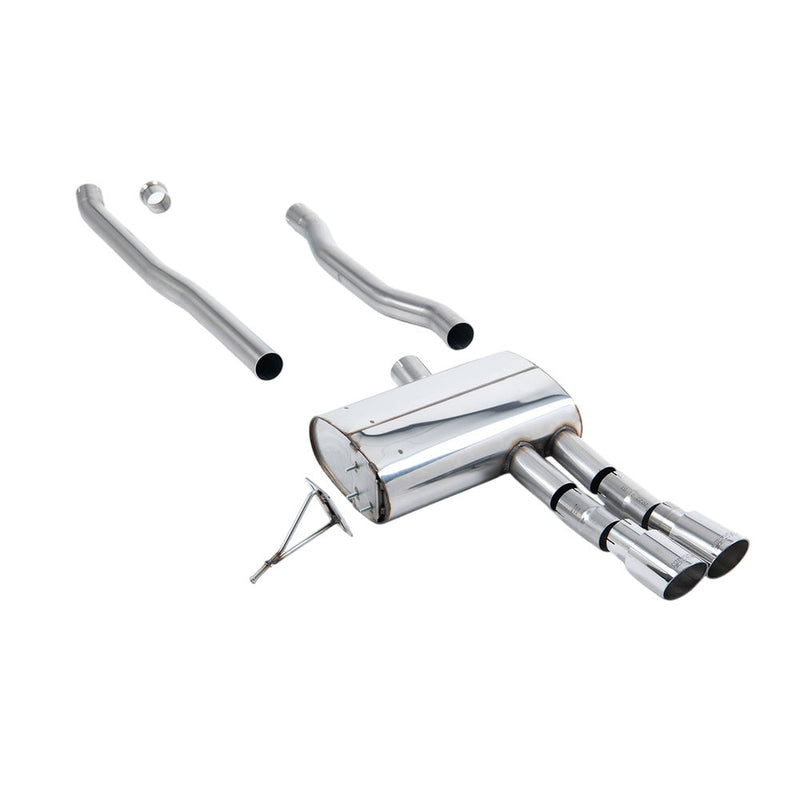 Milltek Cat Back Exhaust New Mini Mk3 (F55) Mini Cooper S 2.0 Turbo 5-Door Hatch (ROW/NA Models) 14-25