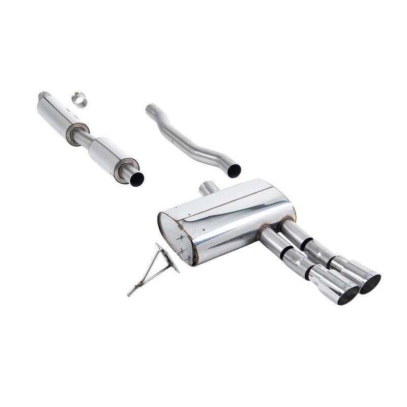 Milltek Cat Back Exhaust New Mini Mk3 (F55) Mini Cooper S 2.0 Turbo 5-Door Hatch (ROW/NA Models) 14-25