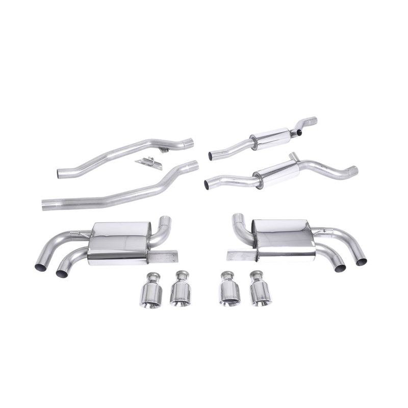 Milltek Cat Back Exhaust Porsche Cayenne 958 Turbo 4.8 V8 (Pre-Facelift) 10-14