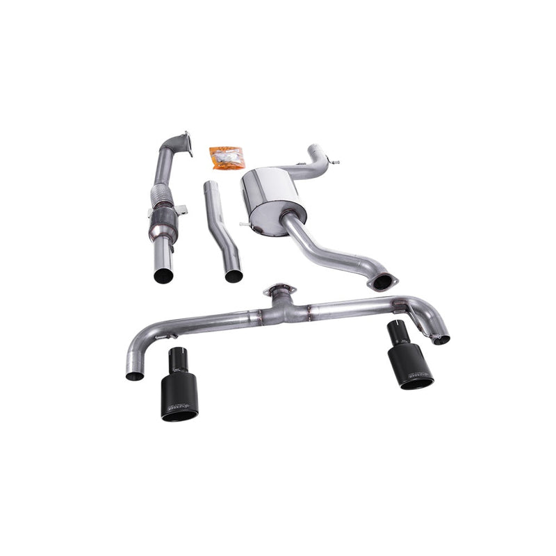 Milltek Turbo-back including Hi-Flow Sports Cat Exhaust Volkswagen Scirocco R 09-16