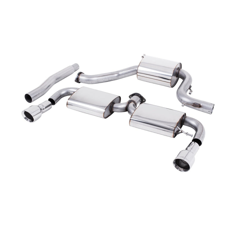 Milltek Cat Back Exhaust Volkswagen Scirocco R 09-16