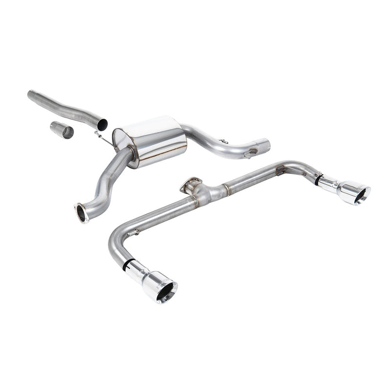 Milltek Cat Back Exhaust Volkswagen Scirocco GT 2.0 TSi 200PS 08-16