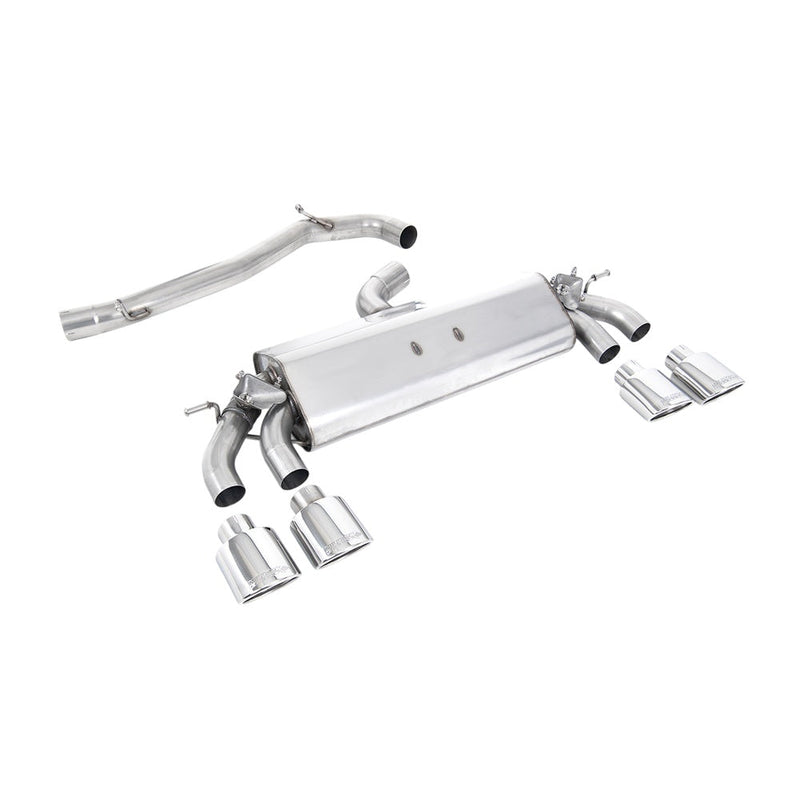 Milltek Cat Back Exhaust Volkswagen Golf Mk7.5 R 2.0 TSI 300PS (GPF Equipped Models Only) 76mm and EC Approved Systems 19-20