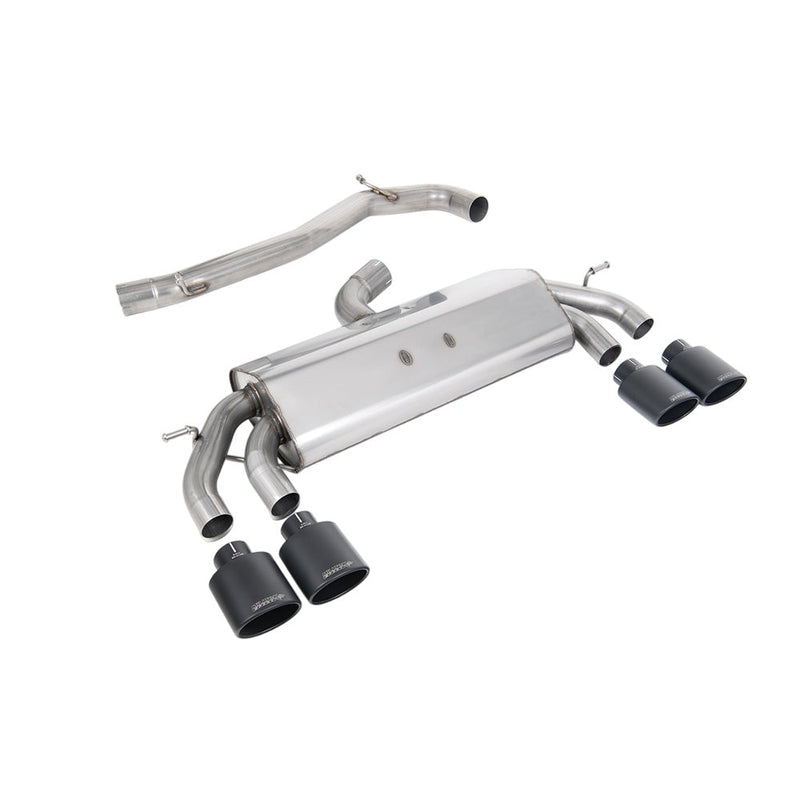 Milltek Cat Back Exhaust Volkswagen Golf Mk7.5 R 2.0 TSI 300PS (GPF Equipped Models Only) 76mm and EC Approved Systems 19-20