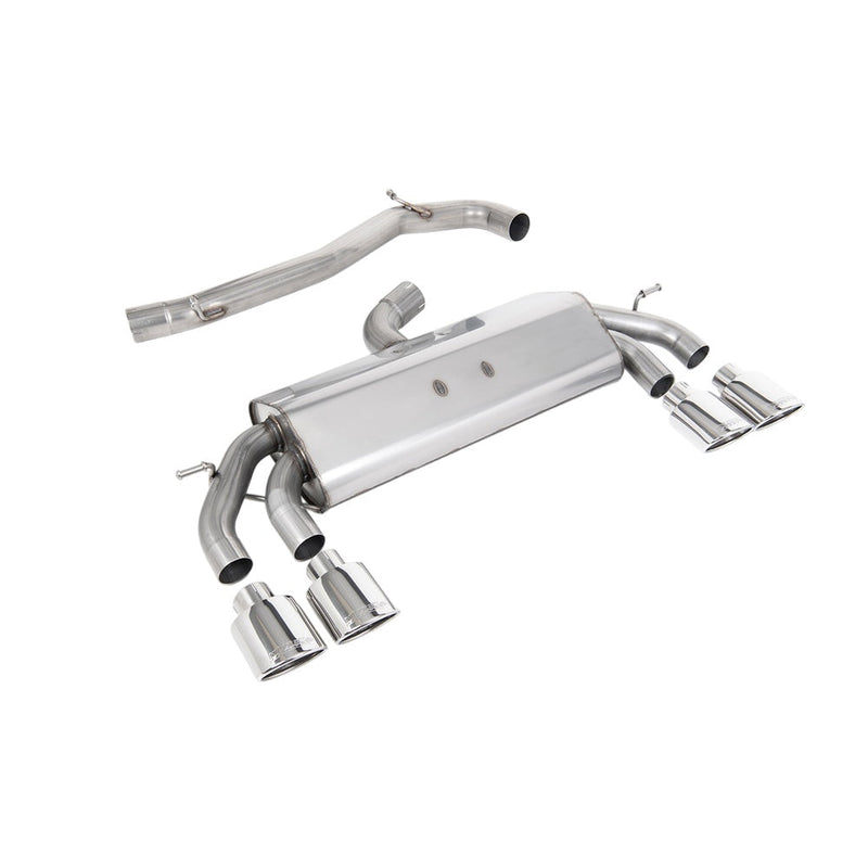 Milltek Cat Back Exhaust Volkswagen Golf Mk7.5 R 2.0 TSI 300PS (GPF Equipped Models Only) 76mm and EC Approved Systems 19-20