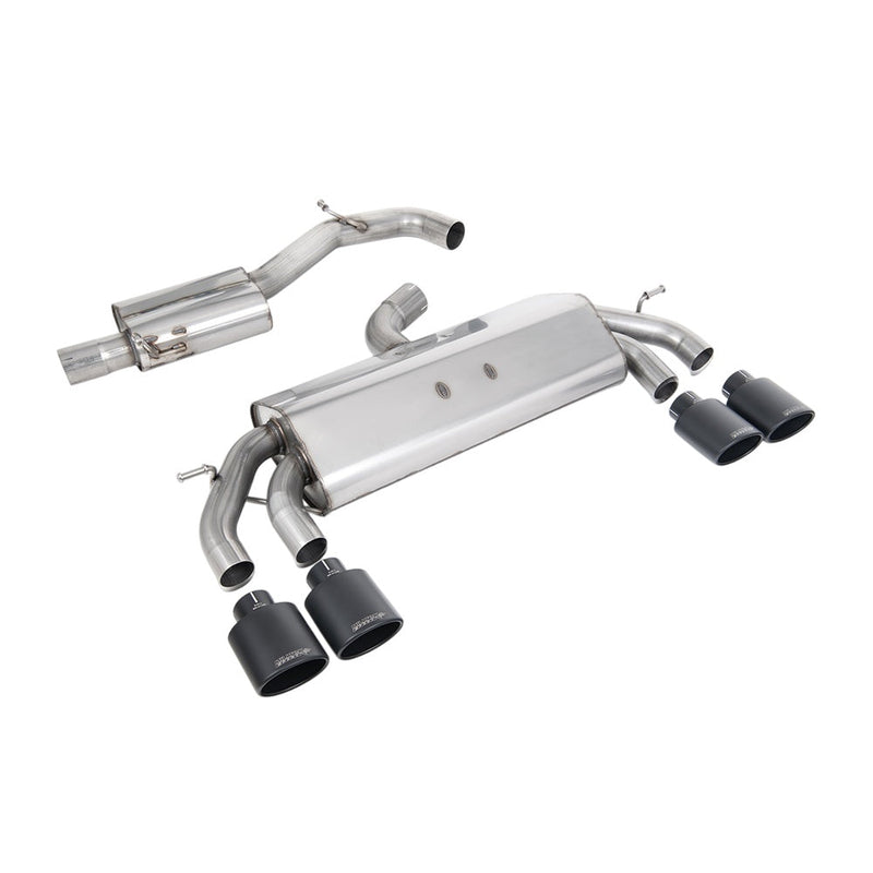 Milltek Cat Back Exhaust Volkswagen Golf Mk7.5 R 2.0 TSI 300PS (GPF Equipped Models Only) 76mm and EC Approved Systems 19-20