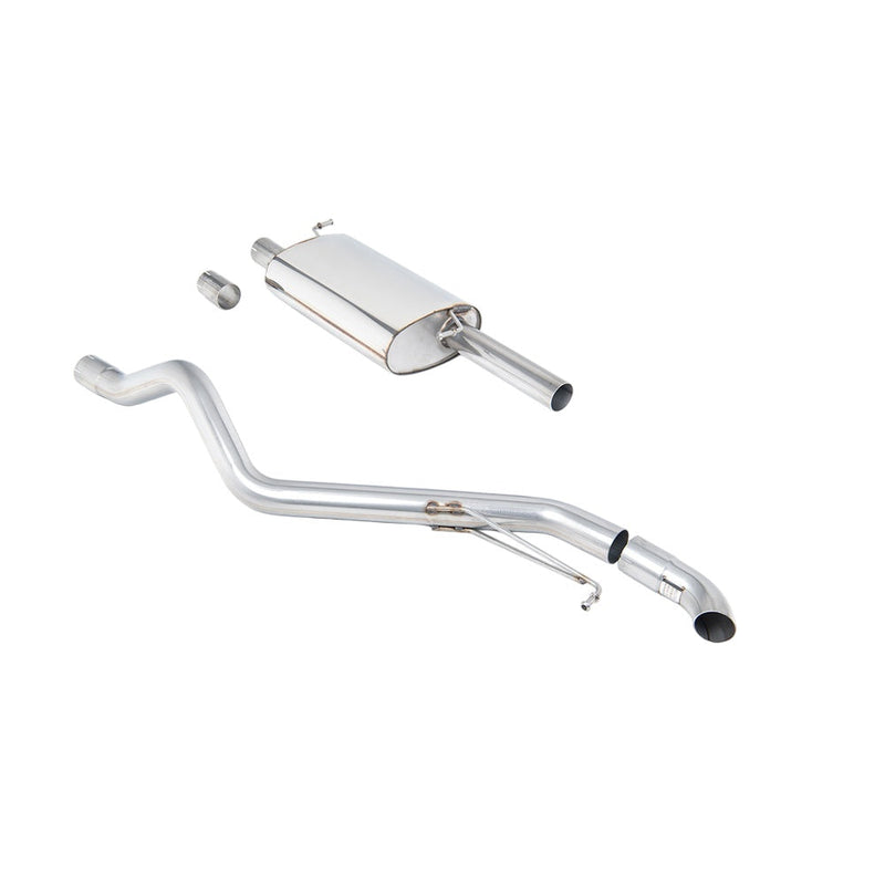 Milltek Cat Back Exhaust Volkswagen Transporter \ Caravelle T6 SWB 150PS and 204PS 2.0 TSI (Petrol) 2WD 17-25