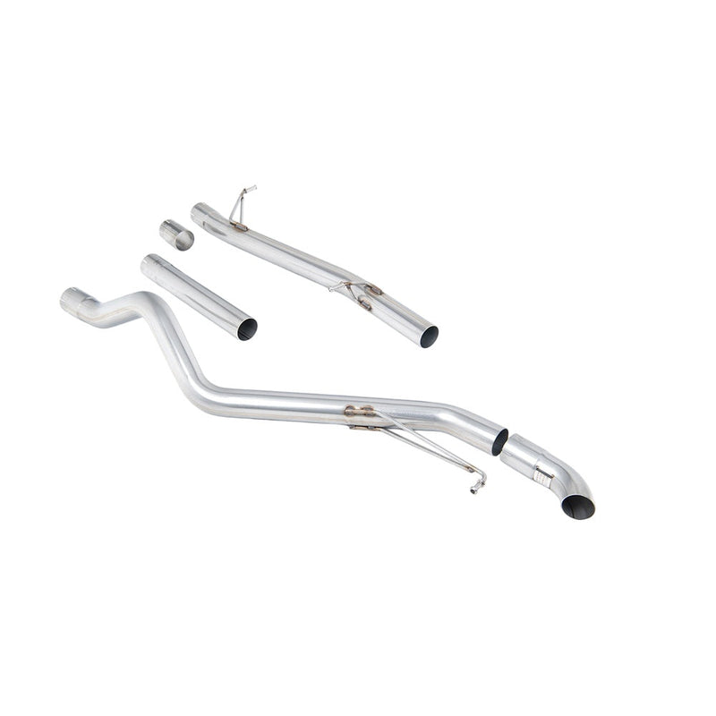 Milltek Cat Back Exhaust Volkswagen Transporter \ Caravelle T6 LWB 150PS and 204PS 2.0 TSI (Petrol) 2WD 17-25