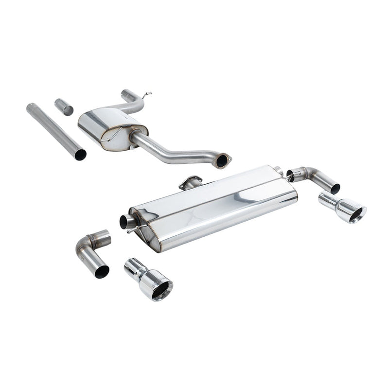 Milltek Cat Back Exhaust Volkswagen Golf Mk7.5 1.5TSI Evo GT and R-Line (Both GPF/OPF and Non GPF/OPF Models) 17-21