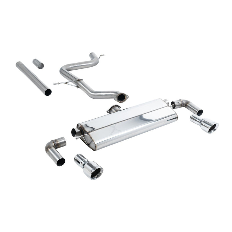 Milltek Cat Back Exhaust Volkswagen Golf Mk7.5 1.5TSI Evo GT and R-Line (Both GPF/OPF and Non GPF/OPF Models) 17-21