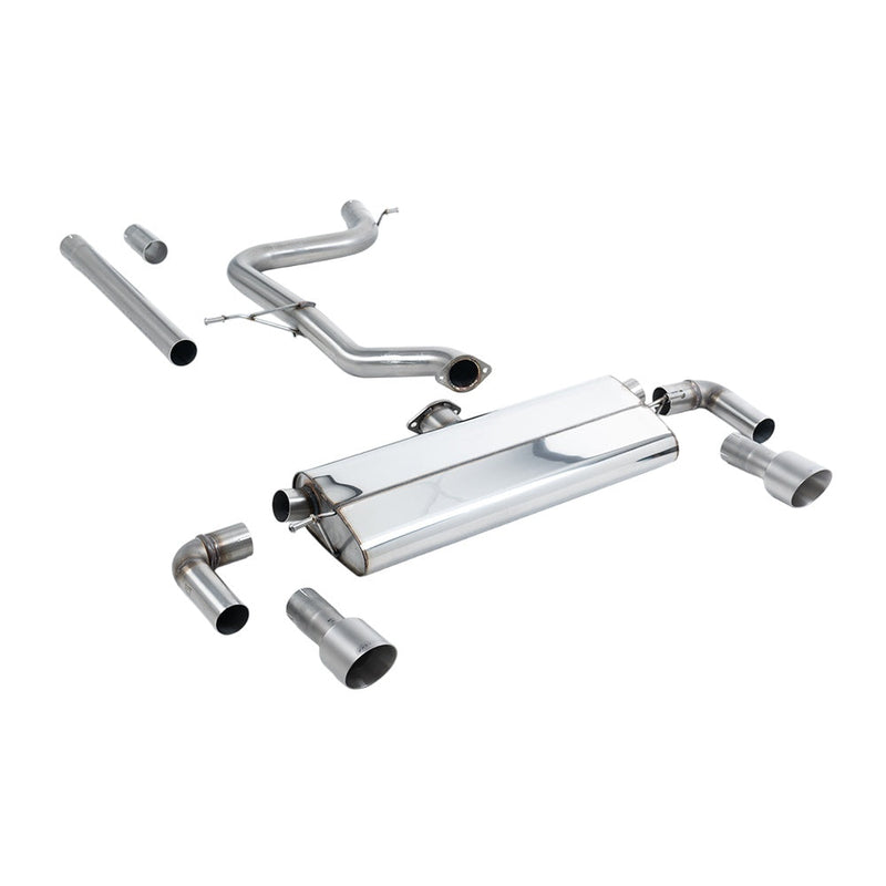 Milltek Cat Back Exhaust Volkswagen Golf Mk7.5 1.5TSI Evo GT and R-Line (Both GPF/OPF and Non GPF/OPF Models) 17-21