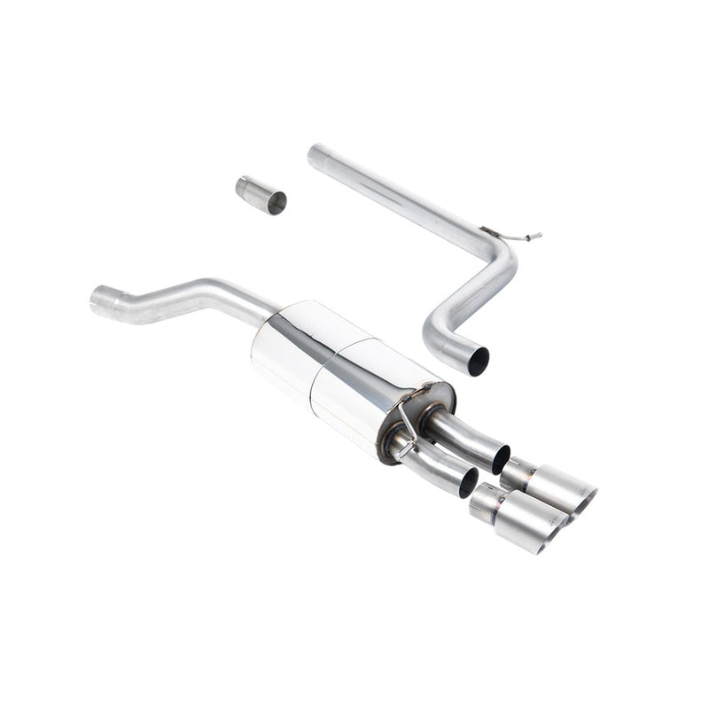 Milltek Cat Back Exhaust Volkswagen Polo GTI 2.0 TSI (AW 5-Door) Non GPF/OPF Models Only 18-19