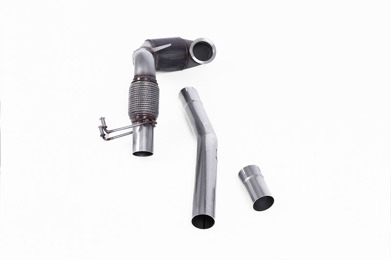 Milltek Cast Downpipe with Race Cat Exhaust Volkswagen Polo GTI 2.0 TSI (AW 5-Door) Non GPF/OPF Models Only 18-19