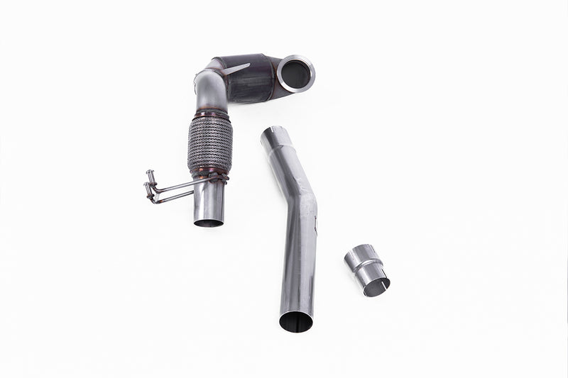 Milltek Cast Downpipe with Race Cat Exhaust Volkswagen Polo GTI 2.0 TSI (AW 5-Door) Non GPF/OPF Models Only 18-19