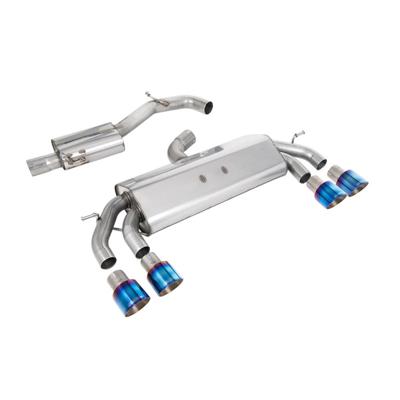 Milltek Cat Back Exhaust Volkswagen Golf Mk7.5 R 2.0 TSI 300PS (GPF Equipped Models Only) 76mm and EC Approved Systems 19-20