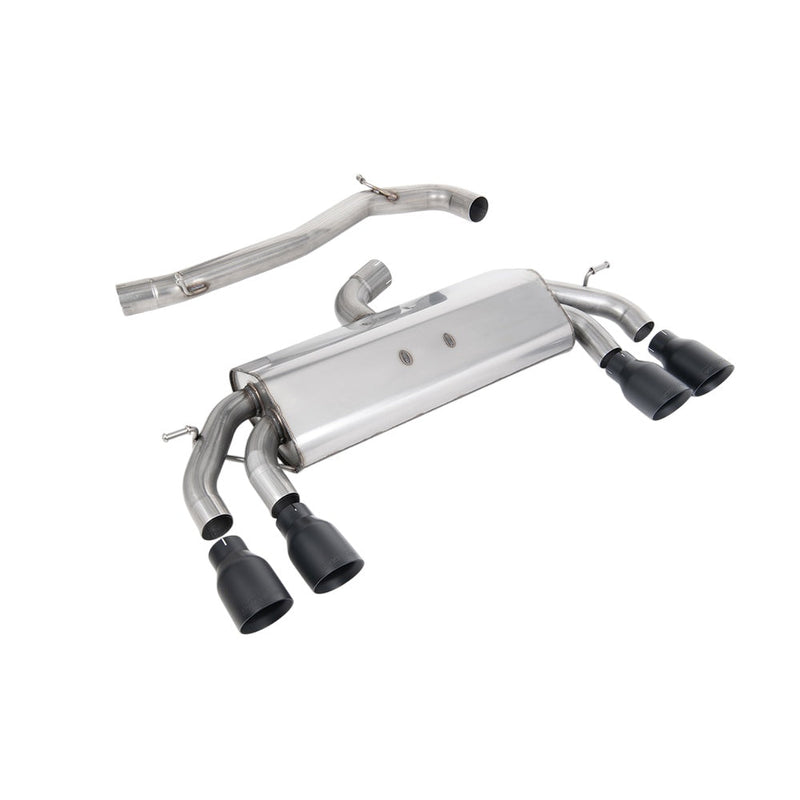 Milltek Cat Back Exhaust Volkswagen Golf Mk7.5 R 2.0 TSI 300PS (GPF Equipped Models Only) 76mm and EC Approved Systems 19-20
