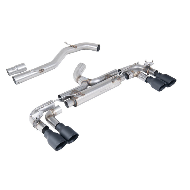 Milltek Cat Back Exhaust Volkswagen Golf Mk7 R 2.0 TSI 300PS (80mm Race System Options) 14-16