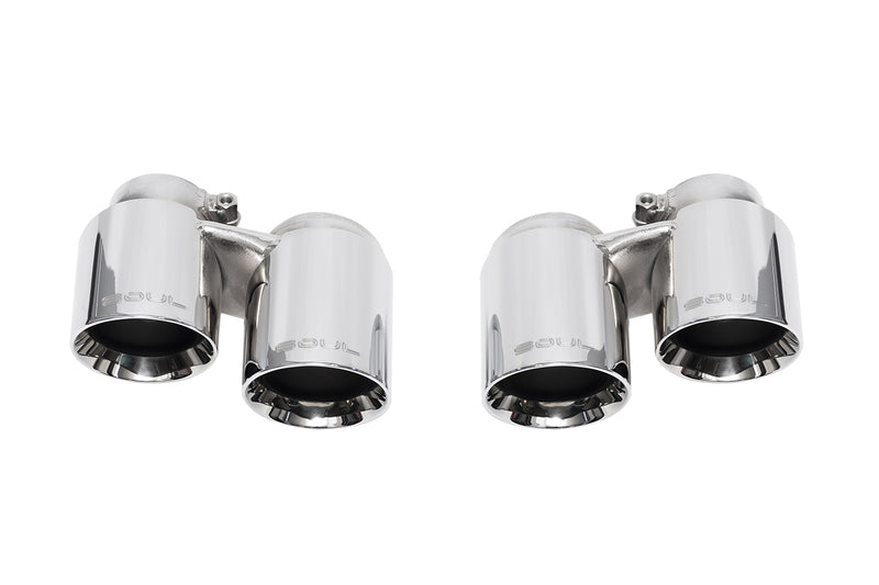 Porsche 991.1 Base with PSE / S / GTS Carrera SOUL Bolt On Exhaust Tips