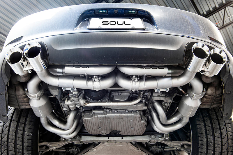 Porsche 991.1 Base with PSE / S / GTS Carrera SOUL Bolt On Exhaust Tips