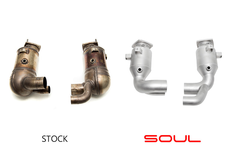 Porsche 991.2 Carrera (with PSE) SOUL Sport Catalytic Converters