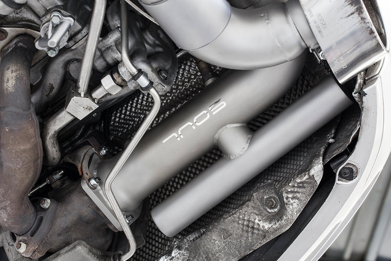 Porsche 996 GT2 SOUL Competition X-Pipe Exhaust System