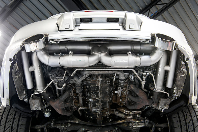 Porsche 996 GT2 SOUL Competition X-Pipe Exhaust System