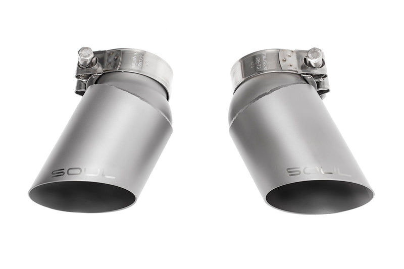 Porsche 997.2 Turbo GT2 SOUL Style Bolt On Exhaust Tips
