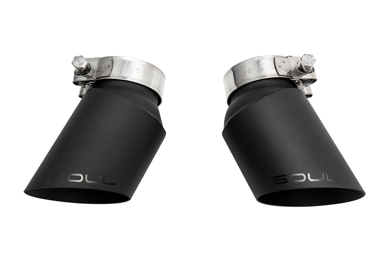 Porsche 997.2 Turbo GT2 SOUL Style Bolt On Exhaust Tips