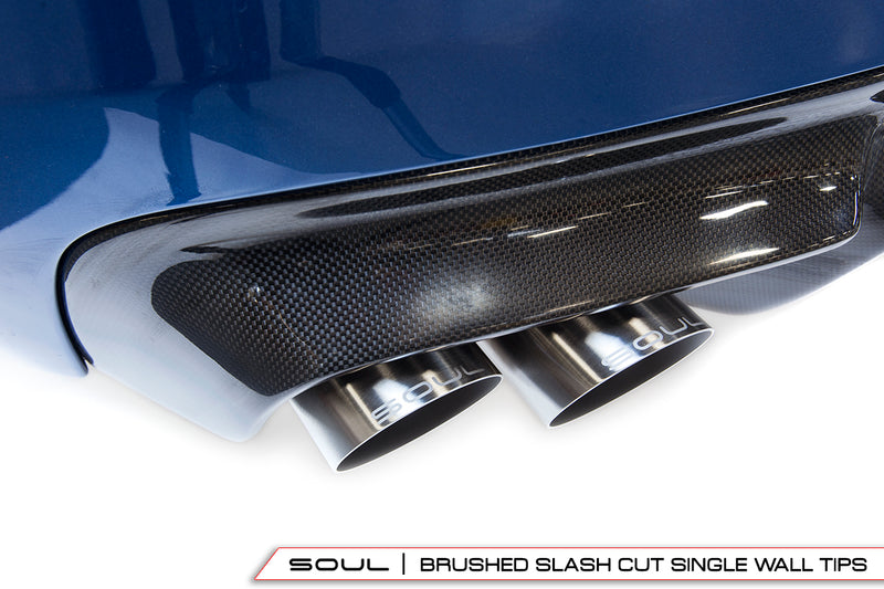 BMW F10 M5 SOUL Resonated Muffler Bypass Exhaust