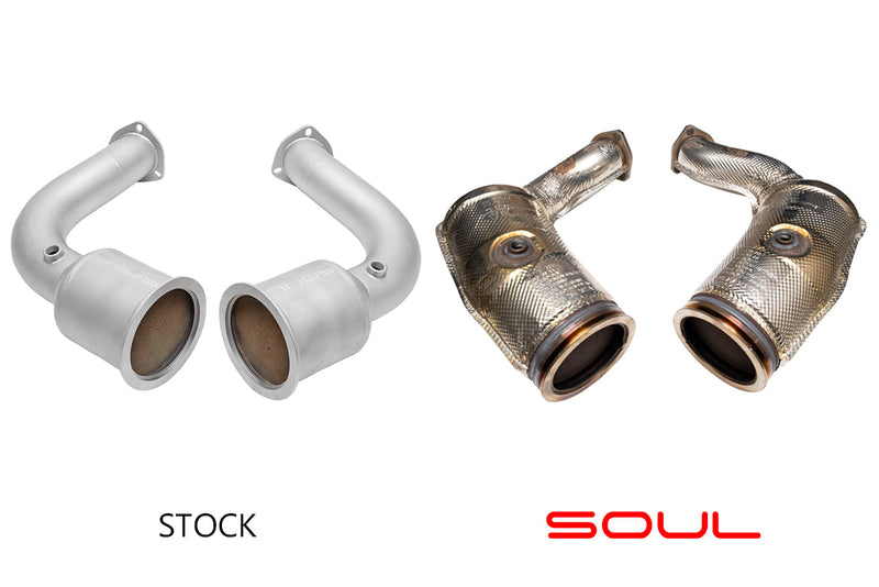 Soul Performance Products - Sport Catalytic Converter Downpipes (9YA Cayenne Turbo)