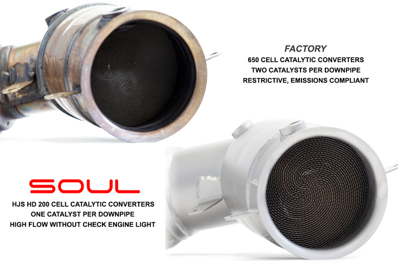 McLaren MP4-12C / 650S / 675LT SOUL Sport Downpipes