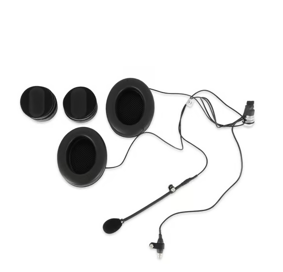 Stilo Integrated Electronics- Gentex Boom Mic, Earmuff Speakers + 3.5mm Jack for Earbuds