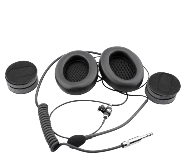 Stilo Nascar 3 conductor, Gentex Boom Mic, Earcup Speakers + 3.5MM jack for earbuds