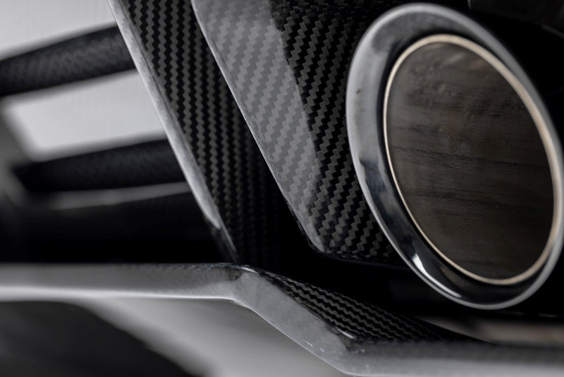 Vorsteiner Aero Carbon Fiber Rear Diffuser With Underfloor For BMW M2 (G87) - Glossy