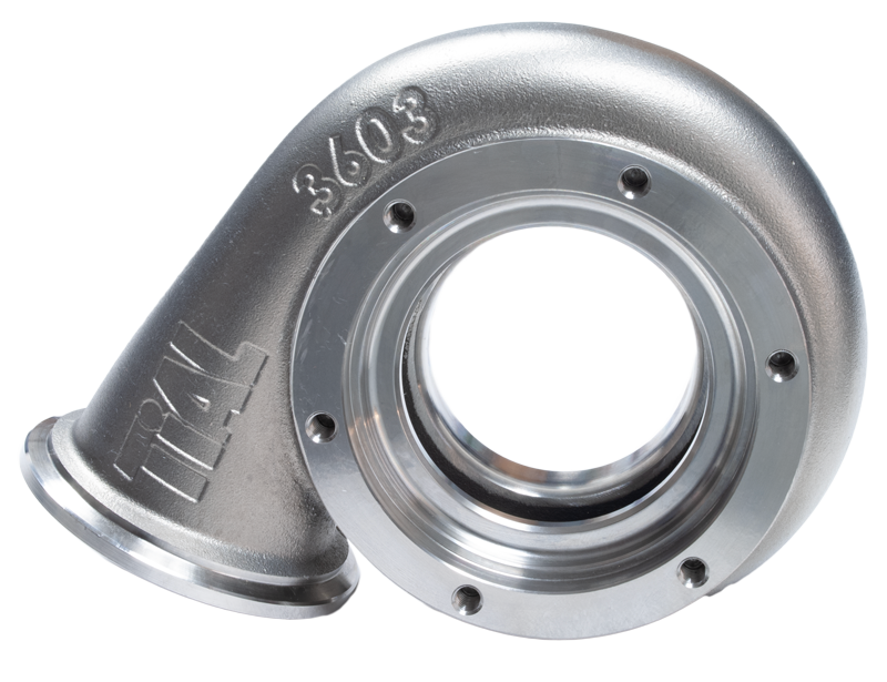TiALSport SS V-flanged Small-Frame GT/GTX Turbine Housings-SEE OPTIONS