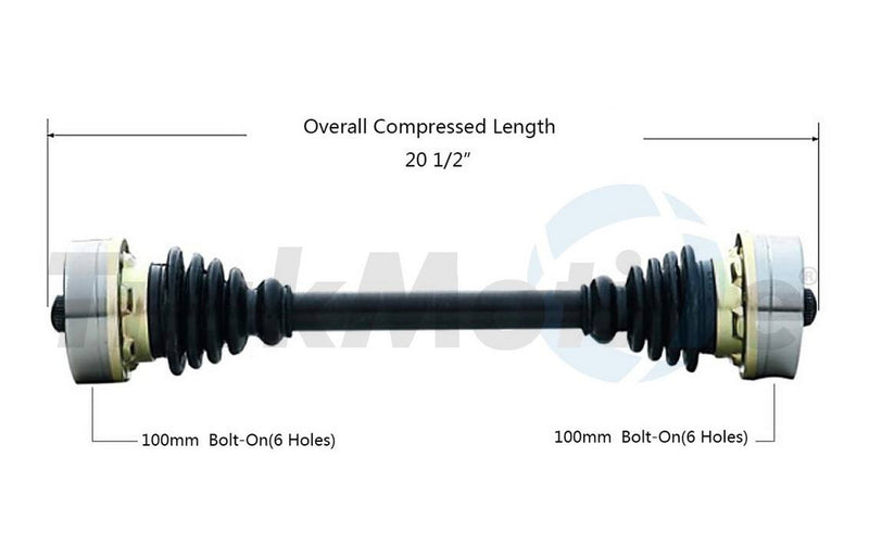 VW CV Axle Shaft – Rear Driver Side – Aftermarket VW8063