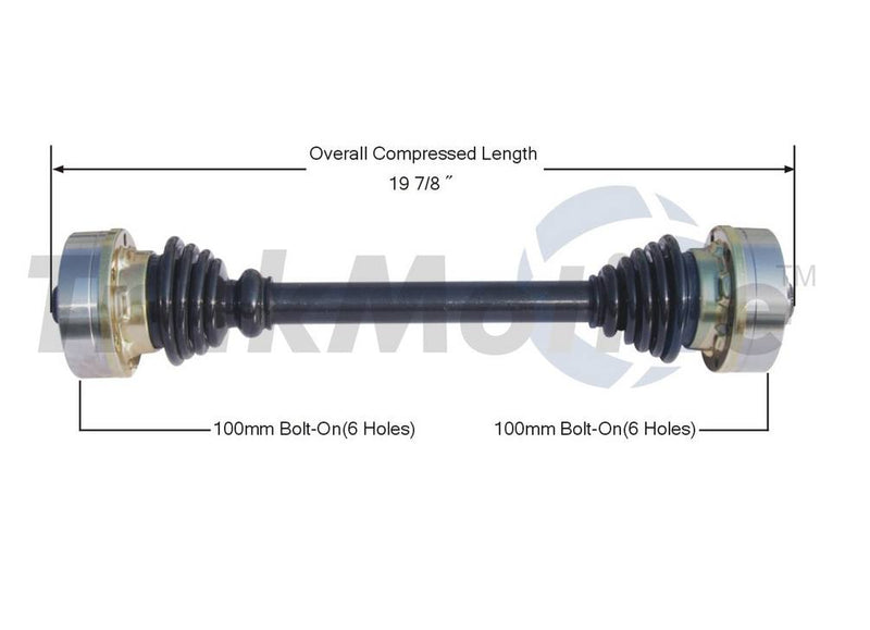CV Axle Shaft – Rear Passenger Side – Aftermarket VW8065