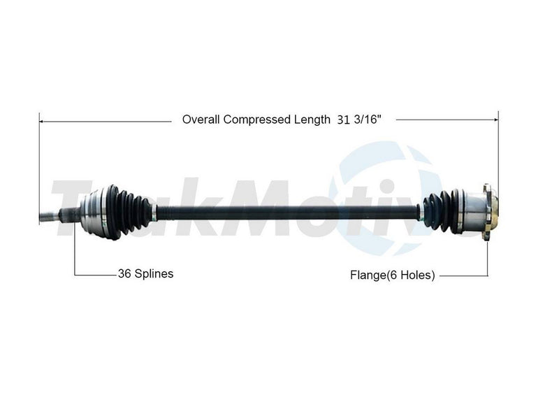 CV Axle Shaft – Front Passenger Side